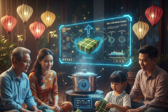 Nấu bánh chưng thời AI