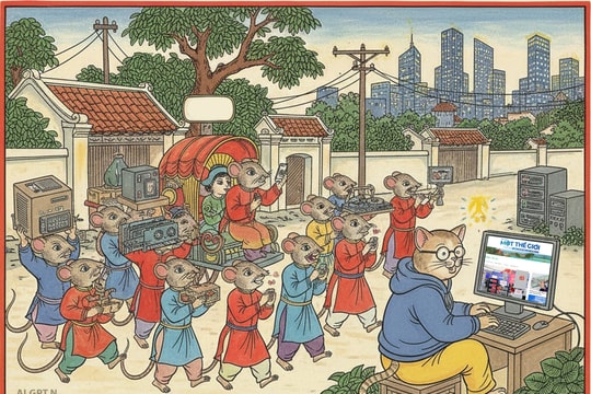 Tâm sự của con ngựa trong tranh Đông Hồ: Đám cưới chuột
