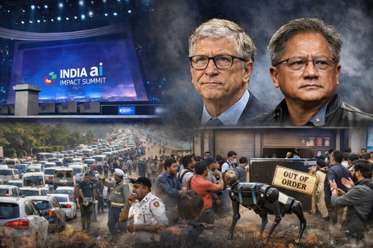 India AI Impact: Bill Gates, Jensen Huang vắng mặt và các sự cố gây phẫn nộ