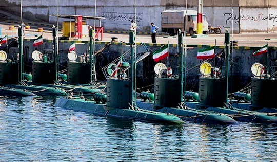 Iran triển khai hơn 20 tàu ngầm Ghadir để ‘săn’ hàng không mẫu hạm Mỹ ở Vịnh Ba Tư?