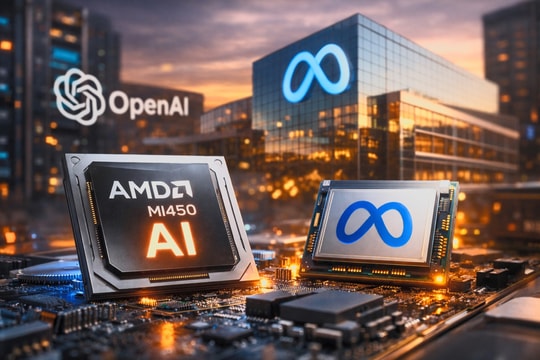 AMD bán 60 tỉ USD chip AI cho Meta sau thương vụ bom tấn với OpenAI