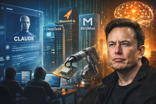 Anthropic phơi bày cách 3 công ty Trung Quốc huấn luyện AI, Elon Musk phản ứng