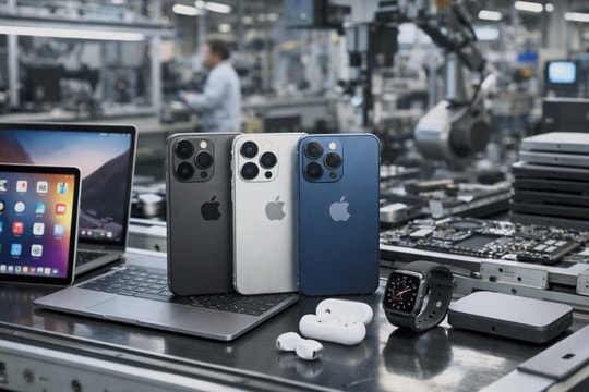 iPhone và các thiết bị Apple chưa thể chuyển sản xuất về Mỹ