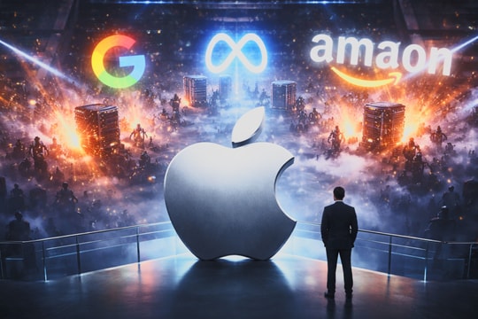 Apple với chiến lược đứng ngoài cuộc đua AI, nhìn các đối thủ đại chiến