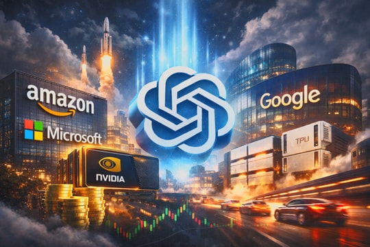 Gọi vốn kỷ lục, OpenAI giúp Nvidia và Amazon tăng tốc trong cuộc chiến với Google
