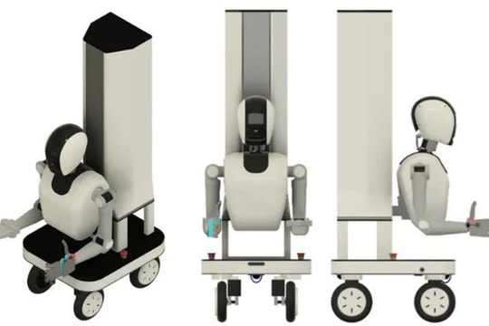 Ra mắt robot bán người có bánh xe được trang bị AI vật lý