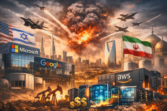 Canh bạc AI hàng tỉ USD của Big Tech ở Trung Đông bị thử thách vì xung đột Mỹ - Israel với Iran