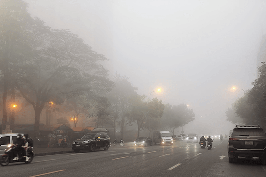 Thời tiết hôm nay 6.3: Nàng Xuân dỗi hờn, miền Bắc chìm trong sương mù