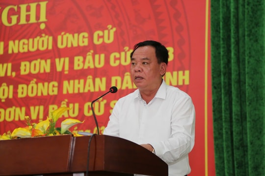 Đồng Nai: Cử tri quan tâm đến việc phát triển hạ tầng phục vụ sân bay Long Thành
