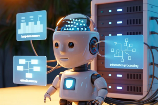 Bộ nhớ thay thế ‘não cá vàng’ của robot