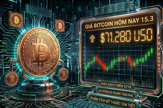 Giá Bitcoin hôm nay 15.3: Giao dịch quanh 71.000 USD, dòng tiền lớn đang quay lại?