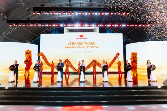 Thương hiệu nổi tiếng Việt Nam khánh thành nhà máy sản xuất xe tải