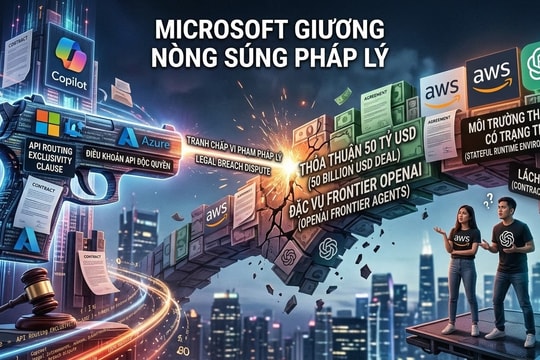 Microsoft đe dọa thỏa thuận 50 tỉ USD của Amazon và OpenAI