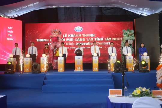 Tây Ninh khánh thành Trung tâm Đổi mới sáng tạo: 'Cầu nối 4 Nhà'