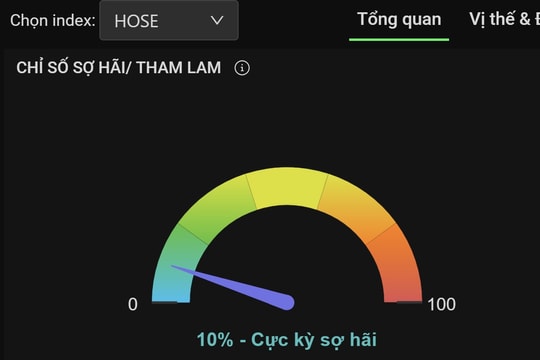 Thị trường cách đáy sợ hãi 10%, giữ chặt cổ phiếu và chuẩn bị xuống tiền?