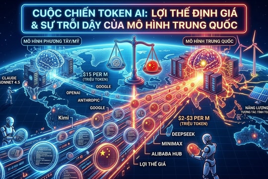 Lợi thế của các mô hình Trung Quốc trong cuộc chiến token AI