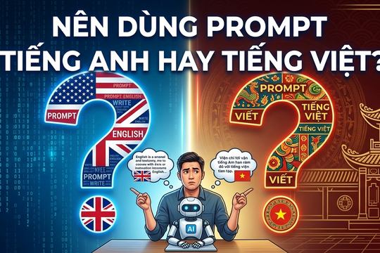 Nên dùng prompt tiếng Anh hay tiếng Việt? Câu trả lời không nằm ở ngôn ngữ, mà ở cách bạn điều khiển AI