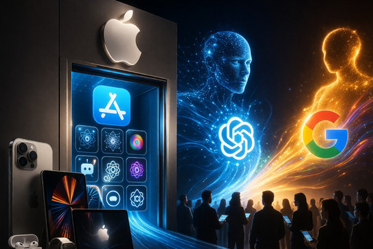 Apple mở App Store cho AI, để OpenAI và Google dẫn dắt đổi mới