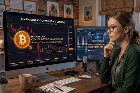 Giá Bitcoin hôm nay 1.4: Vượt 68.000 USD, tín hiệu từ Trung Đông khiến thị trường 'dậy sóng'?