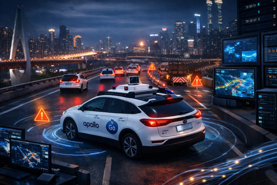 Hệ thống phức tạp vận hành dịch vụ taxi tự lái của Apollo Go: AI đóng vai trò gì?