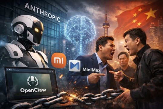 Anthropic rút Claude khỏi OpenClaw, các công ty AI Trung Quốc khẩu chiến