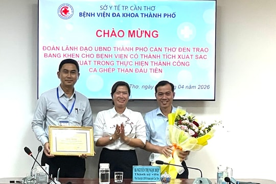 TP.Cần Thơ đã có 2 bệnh viện ghép thận thành công