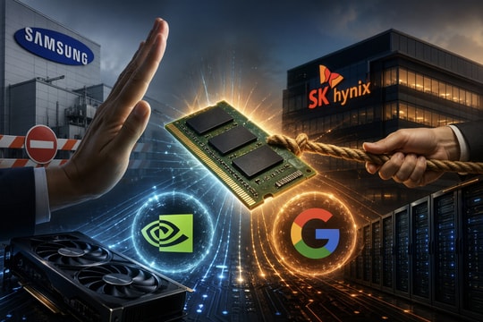 Samsung hoãn DRAM D1d: SK Hynix hưởng lợi, Nvidia và Google có bị ảnh hưởng?