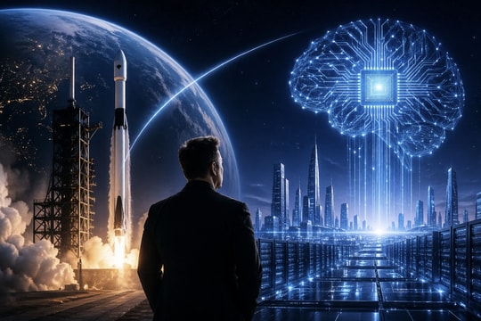 SpaceX hướng tới thị trường AI hàng chục nghìn tỉ USD sau khi chinh phục không gian