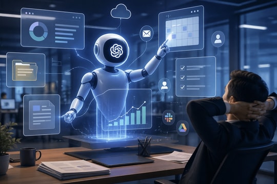 Với workspace agent, ChatGPT có thể làm việc thay con người