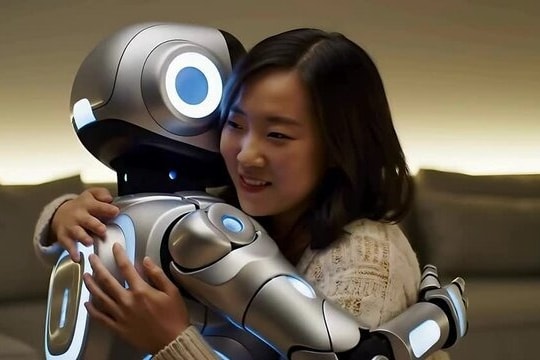 Trung Quốc: Robot 'háo sắc' ôm chặt lấy nữ sinh làm cả trường sốc