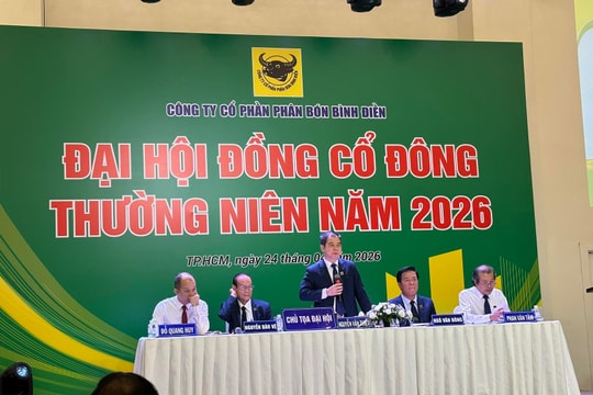 Phân bón Bình Điền: Chốt cổ tức 2025 bằng tiền 35%, kế hoạch 2026 giảm còn 20%