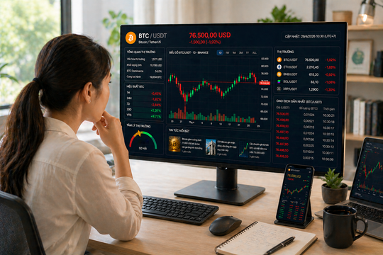 Giá Bitcoin hôm nay 29/4: Kẹt trong vùng 75.000 - 78.000 USD, áp lực bán quay trở lại?