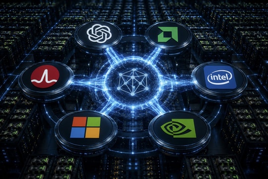 OpenAI, Nvidia, Microsoft tạo giao thức mạng MRC cho siêu máy tính hàng trăm nghìn GPU