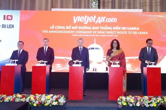 Vietjet khai mở đường bay TP.HCM – Colombo, thúc đẩy hợp tác Việt Nam – Sri Lanka
