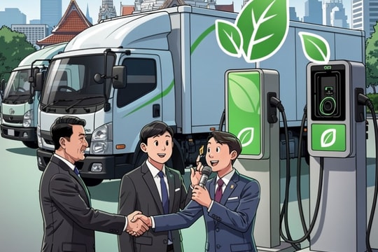 Logistics Thái Lan với tham vọng dùng xe điện trong ngành vận tải