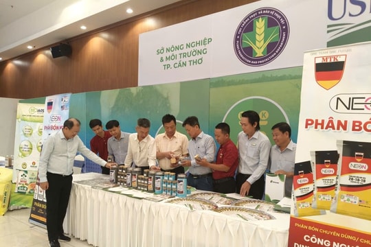 Kết nối chuỗi cung ứng phân bón thúc đẩy lúa phát thải thấp vùng ĐBSCL