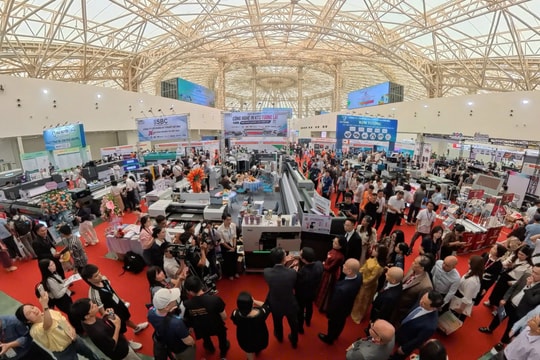 Triển lãm 'VPPE 2026' và 'VietAd 2026' đang được tổ chức tại Trung tâm Triển lãm Việt Nam