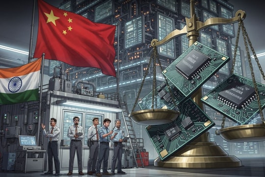 Mon men vào bán dẫn, Ấn Độ chịu ngay áp lực từ Trung Quốc