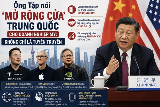 Ông Tập ‘mở rộng cửa’ Trung Quốc cho doanh nghiệp Mỹ: Không chỉ là tuyên truyền