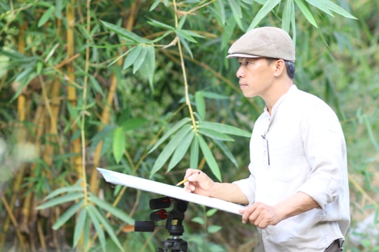 Vũ Thành Tâm vẽ miền quê đang mất dần