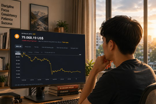 Giá Bitcoin hôm nay 16/5: Giảm dưới 79.000 USD, thị trường trái phiếu Mỹ gây áp lực lên tài sản rủi ro