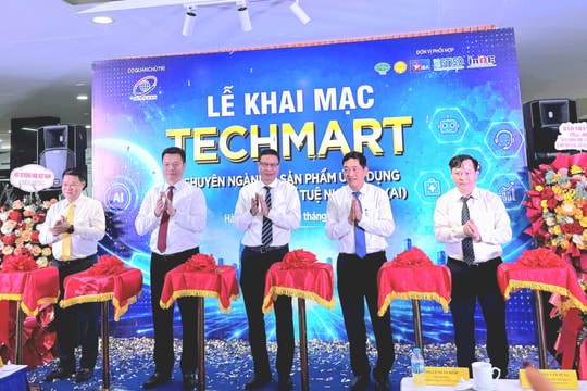 Khai mạc Techmart ứng dụng AI