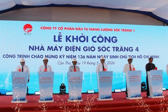 Cần Thơ khởi công hai dự án điện gió gần 24.000 tỉ đồng