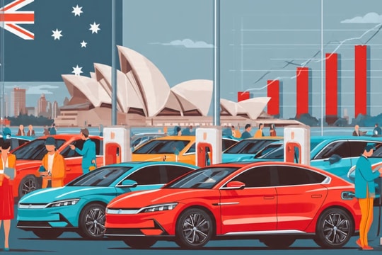 Xe Trung Quốc chiếm lĩnh thị trường Australia nhờ làn sóng xe điện