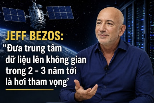 Jeff Bezos: Khó đưa trung tâm dữ liệu lên không gian trong 2 - 3 năm tới