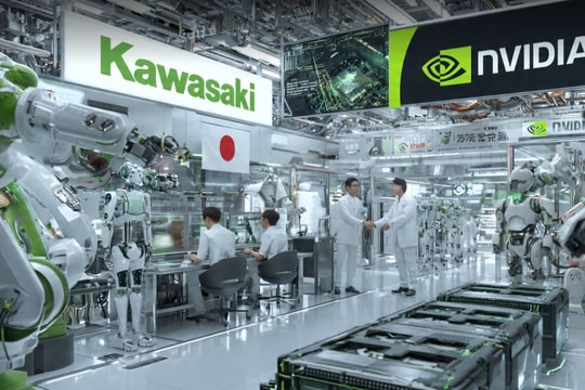 Kawasaki hợp tác với Nvidia phát triển robot trí tuệ nhân tạo