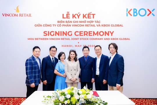 Vincom Retail tiếp tục chiến lược 'đón sóng' thương hiệu quốc tế với cú bắt tay cùng K-Box Global