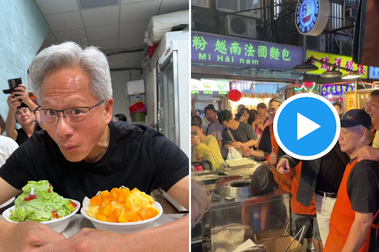 Jensen Huang: Từ CEO AI thành 'food reviewer' nổi tiếng bất đắc dĩ