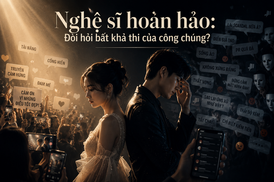 Nghệ sĩ phải hoàn hảo: Đòi hỏi ‘bất khả thi’ từ công chúng?