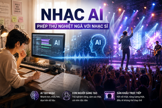 Nhạc AI đặt nhạc sĩ trước phép thử nghiệt ngã?